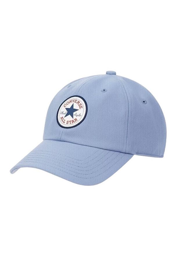 Czapka Converse Tipoff Chuck Patch Baseball Hat, Dla obu płci. Kolor: niebieski. Materiał: poliester, materiał
