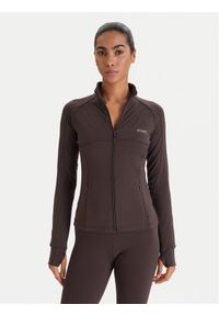 Guess Bluza V6RP15 KD952 Brązowy Slim Fit. Kolor: brązowy. Materiał: syntetyk #1