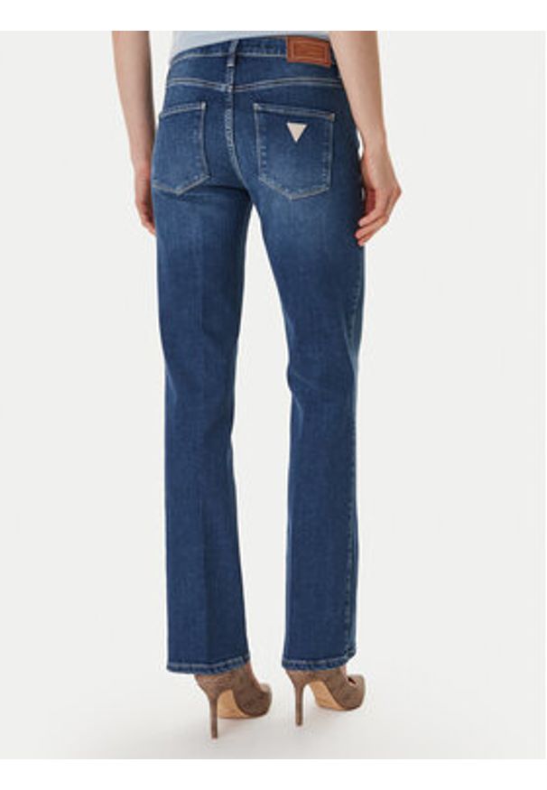 Guess Jeansy W6RA15 D6883 Granatowy Straight Leg. Kolor: niebieski