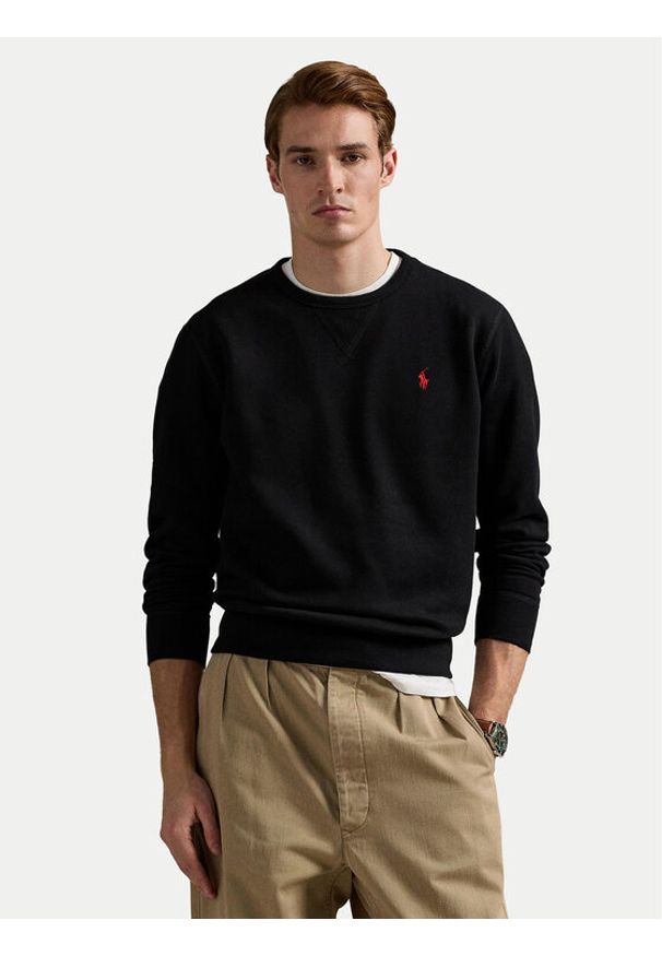 Polo Ralph Lauren Bluza 710766772001 Czarny Regular Fit. Typ kołnierza: polo. Kolor: czarny. Materiał: bawełna