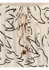 Seafolly Spodnie materiałowe Hothouse Flowers 55631-PA Beżowy Wide Leg. Kolor: beżowy. Materiał: wiskoza #3