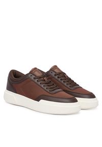 Calvin Klein Sneakersy Chunky Cups Laceup Ox Mix Mat HM0HM02326 Brązowy. Kolor: brązowy. Materiał: skóra, zamsz #6