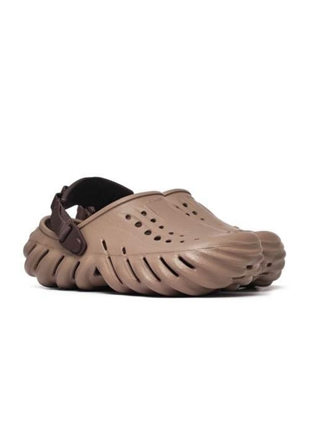 Buty do chodzenia męskie Crocs Echo Clog. Kolor: brązowy, beżowy. Materiał: materiał, syntetyk