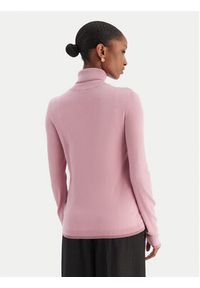 Liu Jo Golf MF5229 MS49I Różowy Regular Fit. Typ kołnierza: golf. Kolor: różowy. Materiał: syntetyk #3