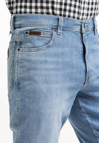 Wrangler - WRANGLER TEXAS SLIM MĘSKIE SPODNIE JEANSOWE JEANSY DŻINSY DREAM ON W12SQO859