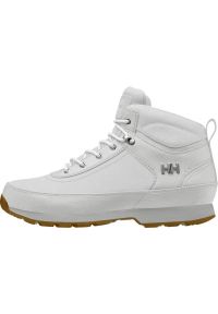 Buty Helly Hansen Calgary W 10991 011 białe. Kolor: biały. Materiał: guma, materiał, skóra, syntetyk. Szerokość cholewki: normalna. Sezon: zima, jesień