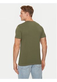 Aeronautica Militare T-Shirt AM1UTI003 Zielony Regular Fit. Kolor: zielony. Materiał: bawełna #3
