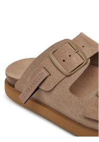 D.Franklin Klapki DFSH407001 Beżowy. Kolor: beżowy. Materiał: skóra, zamsz #3