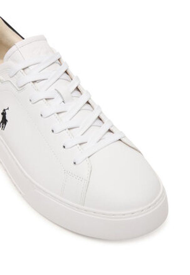 Polo Ralph Lauren Sneakersy 809974097002 Biały. Kolor: biały. Materiał: skóra