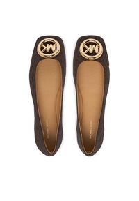 MICHAEL Michael Kors Baleriny Milan Flex Ballet 40F5MLFP1B Brązowy. Kolor: brązowy. Materiał: skóra #4