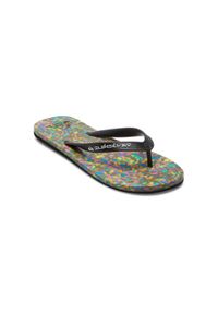 Quiksilver - Klapki dla Mężczyzn MOLOKAI RECYCLED. Okazja: na plażę. Kolor: wielokolorowy. Materiał: guma, syntetyk, materiał. Styl: sportowy