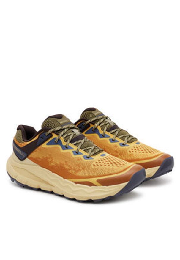 Merrell Sneakersy Nova 4 J068413 Pomarańczowy. Kolor: pomarańczowy. Materiał: materiał
