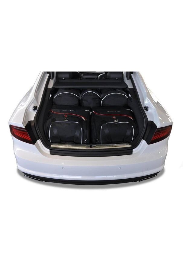 KJUST - Torby Do Bagażnika Audi A7 Sportback 2010-2017 5Szt Kjust. Kolor: czarny. Styl: sportowy