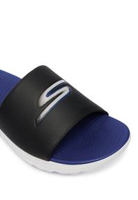 skechers - Skechers Klapki Go Consistent Slippers 2.0 229269/BKBL Czarny. Kolor: czarny. Materiał: skóra #5