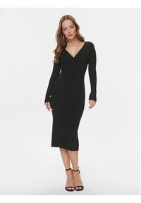 Guess Sukienka dzianinowa Celia W4RK60 Z34O0 Czarny Slim Fit. Kolor: czarny. Materiał: wiskoza #3