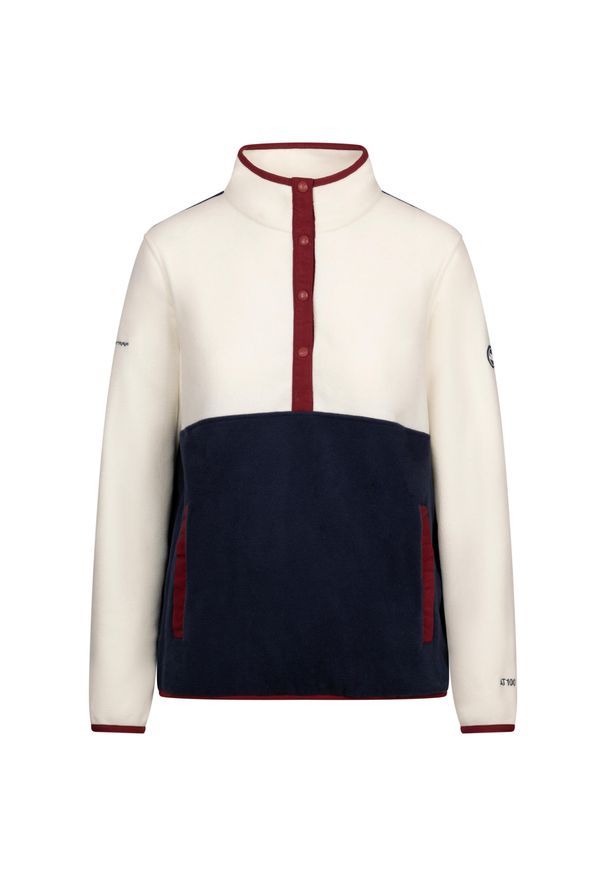 TRESPASS - Bluza Polarowa Damska Garzoni AT100. Kolor: biały. Materiał: polar