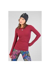 NESSI SPORTSWEAR - Koszulka z długim rękawem do biegania damska Nessi Sportswear Longsleeve Ultra. Kolor: czerwony, wielokolorowy, brązowy. Długość rękawa: długi rękaw. Długość: długie. Sport: bieganie #1