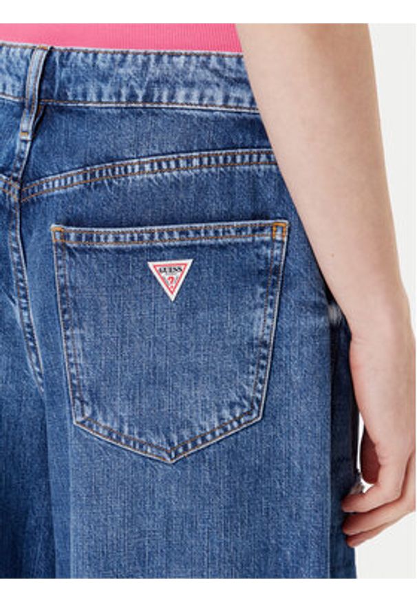 Guess Jeansy W5YG69 D5R01 Niebieski Tapered Fit. Kolor: niebieski