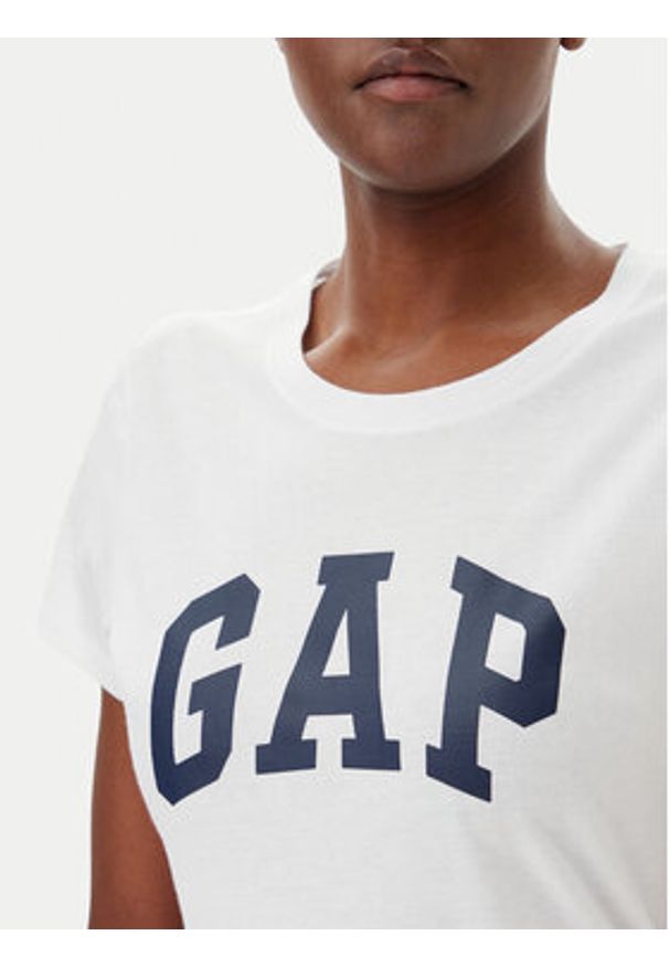 GAP - Gap T-Shirt 729555-12 Biały Regular Fit. Kolor: biały. Materiał: bawełna