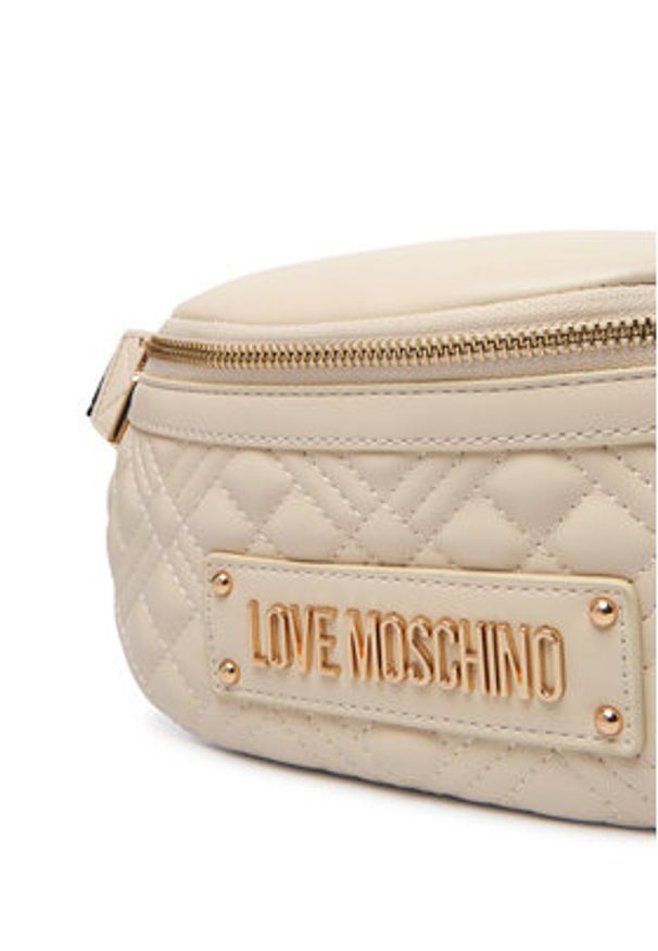 Love Moschino - LOVE MOSCHINO Nerka JC4003PP1OLA0110 Écru. Kolor: kremowy. Materiał: skóra