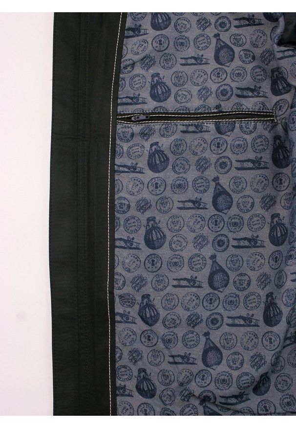 Zanardi Trade - Czarna Wiosenna Kurtka -ZANARDI TRADE- Lekka, Przejściowa, Męska, Wiatrówka. Kolor: czarny. Materiał: materiał, bawełna, tkanina, poliester. Sezon: wiosna