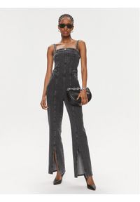 Karl Lagerfeld Jeans Kombinezon 240J1309 Szary Skinny Fit. Kolor: szary. Materiał: bawełna #1