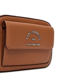 Karl Lagerfeld - KARL LAGERFELD Torebka A3W30317 Brązowy. Kolor: brązowy. Materiał: skórzane #6