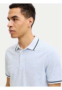 Jack & Jones Polo Paulos 12136668 Niebieski jasny Regular Fit. Typ kołnierza: polo. Kolor: niebieski. Materiał: bawełna #2