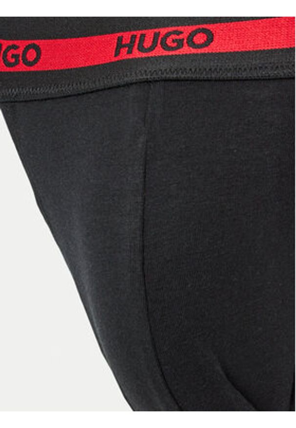 Hugo Komplet 3 par slipów Jock Strap 50517882 Czarny. Kolor: czarny. Materiał: bawełna