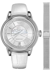 AVIATOR - Zegarek damski Aviator V.1.33.0.250.4-SET srebrny. Kolor: srebrny #1