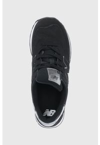 New Balance buty WL574DM2 kolor czarny. Nosek buta: okrągły. Zapięcie: sznurówki. Kolor: czarny. Materiał: guma. Model: New Balance 574 #5