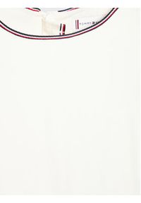 TOMMY HILFIGER - Tommy Hilfiger Sukienka codzienna Ceremonial KG0KG07020 M Écru Regular Fit. Okazja: na co dzień. Materiał: wiskoza. Typ sukienki: proste. Styl: casual