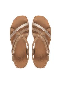 skechers - Skechers Sandały Desert Kiss Low 114713/TPE Brązowy. Kolor: brązowy. Materiał: skóra #5