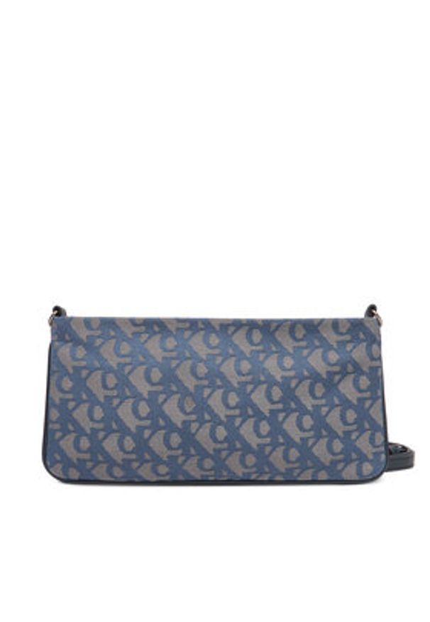 Calvin Klein Jeans Torebka Ckj Monogram Mini Bag LV04K3183G Niebieski. Kolor: niebieski