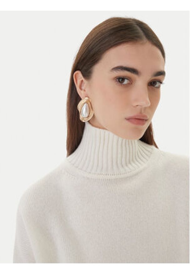 Weekend Max Mara Klipsy Sava 2525756135650 Złoty. Materiał: metalowe. Kolor: złoty
