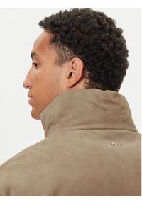 BOSS Kurtka skórzana Jocamp 50547546 Beżowy Relaxed Fit. Kolor: beżowy. Materiał: skóra #3