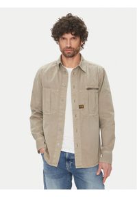 G-Star RAW - G-Star Raw Koszula D26058 D947 H120 Szary Regular Fit. Kolor: szary. Materiał: bawełna