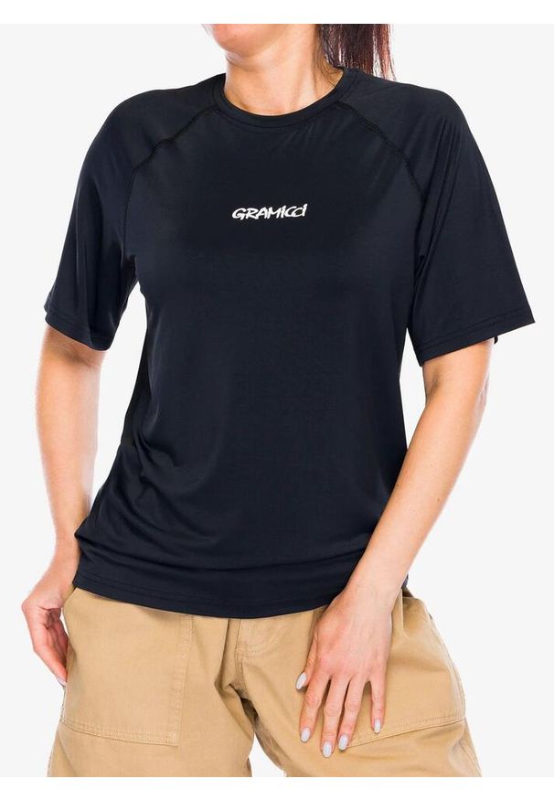 Koszulka szybkoschnąca Gramicci Upf-Shield Short Sleeve Top. Kolor: czarny
