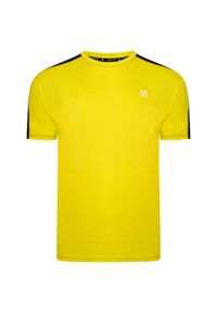 DARE 2B - Discernible Dare 2B męska koszulka szybkoschnąca. Kolor: żółty. Materiał: poliester. Sport: fitness #1