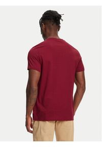 Robe di Kappa T-Shirt Dorel 64131EW Bordowy Regular Fit. Kolor: czerwony. Materiał: bawełna #4