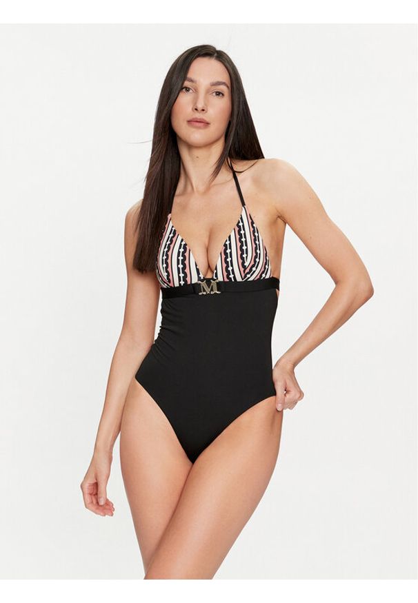 Max Mara Beachwear Strój kąpielowy Clotilde 2416831229 Czarny. Kolor: czarny. Materiał: syntetyk