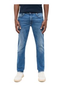 Męskie Spodnie Jeansowe Mustang Style Oregon Slim Denim Blue 1016315 5000 583 #1