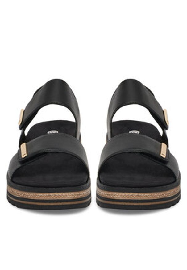 Remonte Sandały CEO-D0Q59-00 Czarny. Kolor: czarny. Materiał: skóra