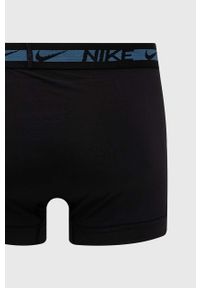 Nike bokserki 3-pack męskie kolor niebieski. Kolor: niebieski. Materiał: tkanina, skóra, włókno #4
