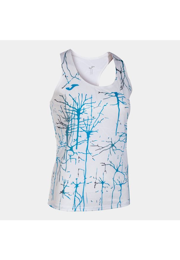 Tank top do biegania damski Joma Elite IX. Kolor: biały