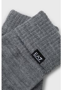 EA7 Emporio Armani Rękawiczki 274907.1A301 męskie kolor szary. Kolor: szary #2