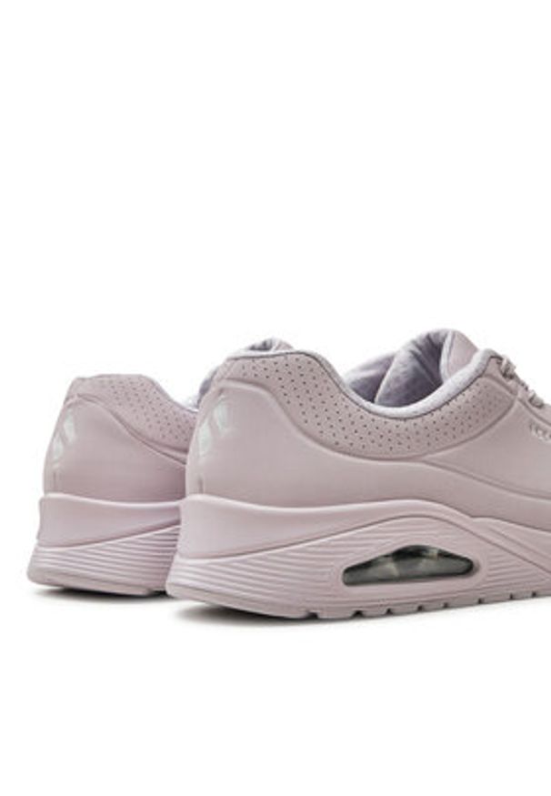 skechers - Skechers Sneakersy Uno Stand On Air 73690/LAV Fioletowy. Kolor: fioletowy. Materiał: skóra