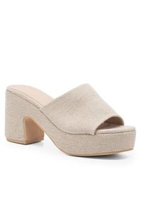 DeeZee Klapki WS270602-01 Beżowy. Kolor: beżowy. Materiał: materiał #3