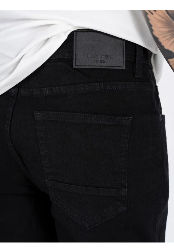 MARCUS - Męskie Spodnie Jeansowe Marcus Sebb 2214 Dry Black 14-200301