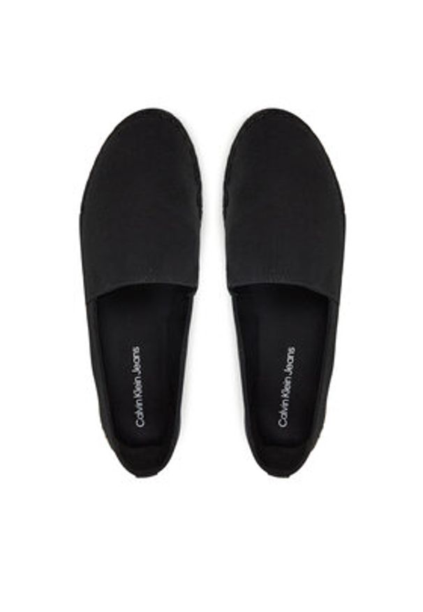 Calvin Klein Jeans Espadryle Flatform Esdparille Mg/Hdw YW0YW01737 Czarny. Kolor: czarny. Materiał: materiał
